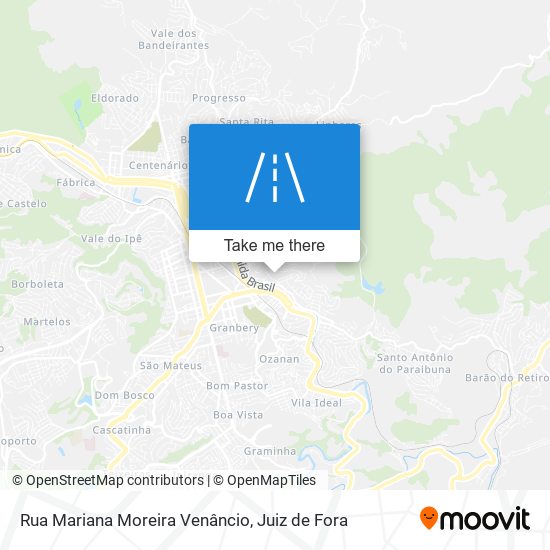 Mapa Rua Mariana Moreira Venâncio