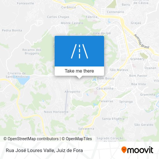 Rua José Loures Valle map