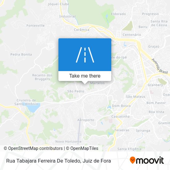 Rua Tabajara Ferreira De Toledo map