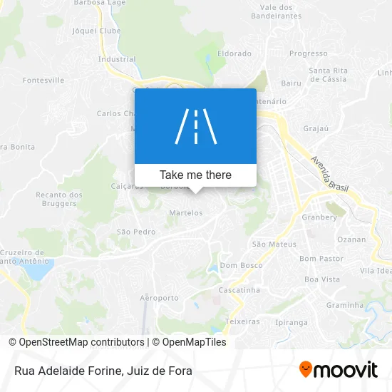 Rua Adelaide Forine map
