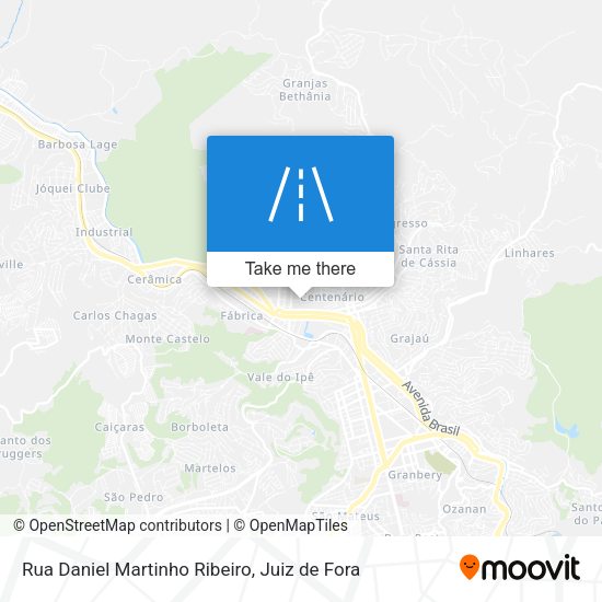 Rua Daniel Martinho Ribeiro map