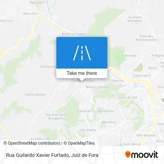 Rua Guilardo Xavier Furtado map