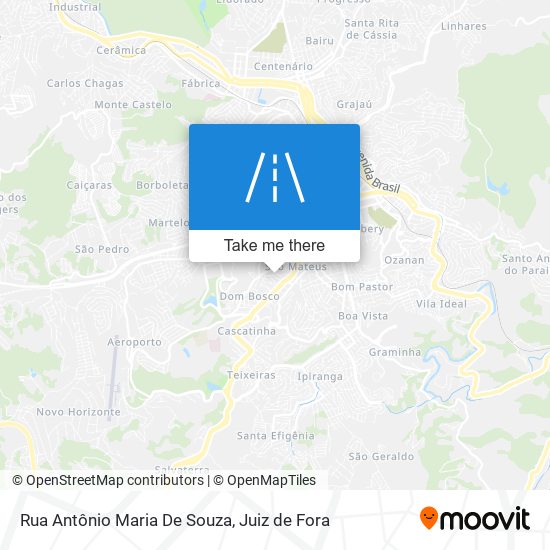 Rua Antônio Maria De Souza map