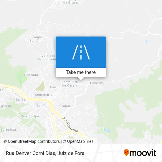 Rua Denver Corni Dias map