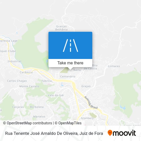 Rua Tenente José Arnaldo De Oliveira map