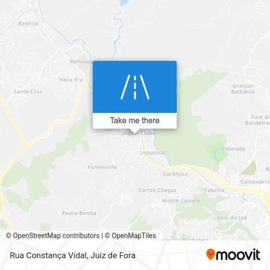 Rua Constança Vidal map
