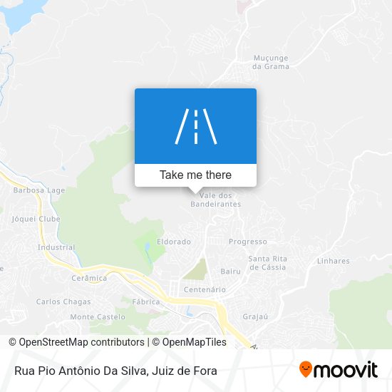 Rua Pio Antônio Da Silva map