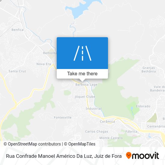 Rua Confrade Manoel Américo Da Luz map
