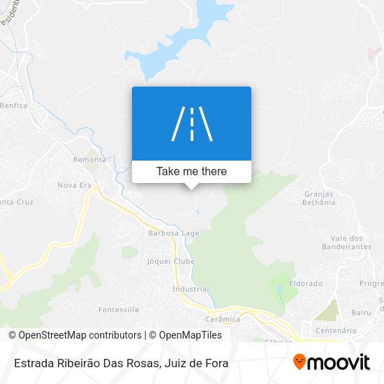 Estrada Ribeirão Das Rosas map