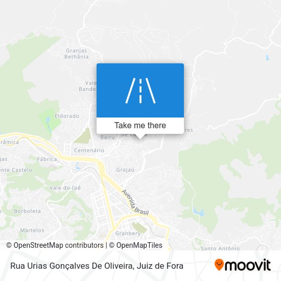 Rua Urias Gonçalves De Oliveira map