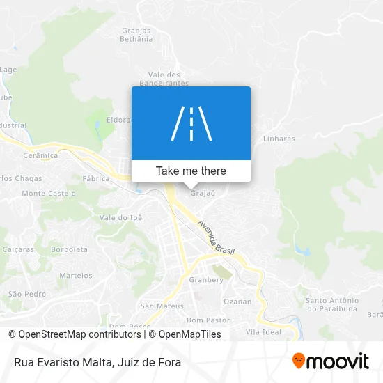 Rua Evaristo Malta map