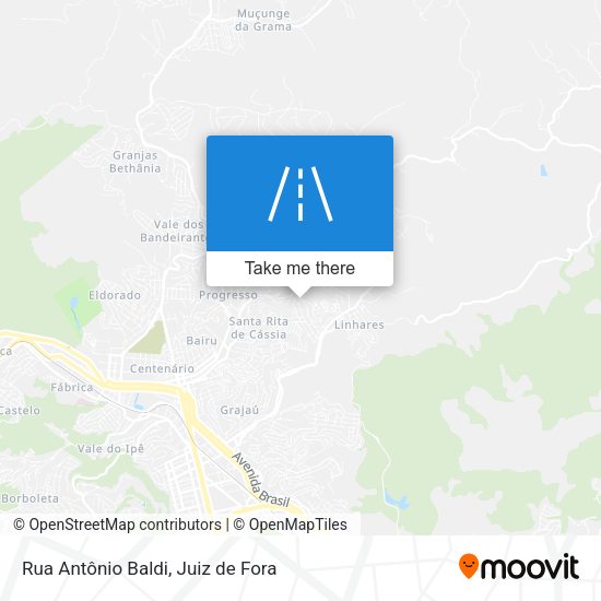 Rua Antônio Baldi map
