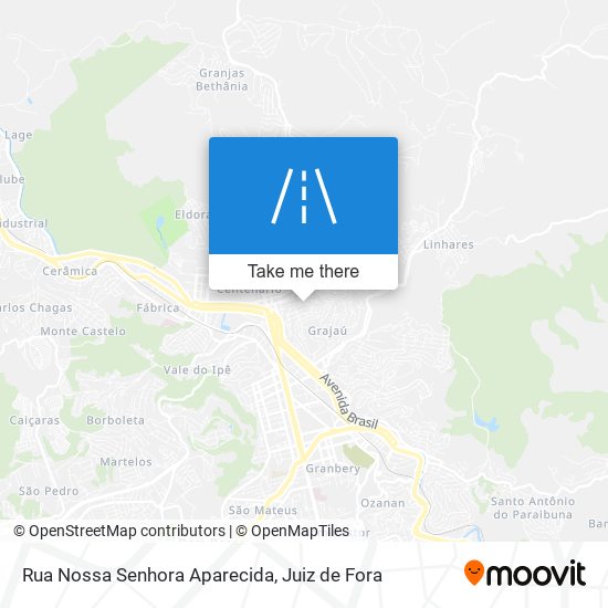 Rua Nossa Senhora Aparecida map