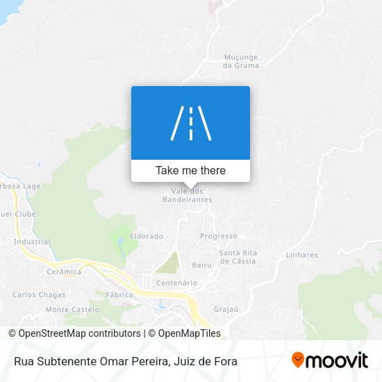 Rua Subtenente Omar Pereira map
