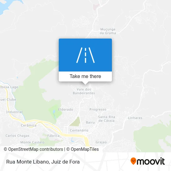 Rua Monte Libano map