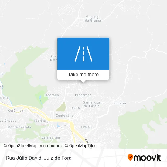 Rua Júlio David map