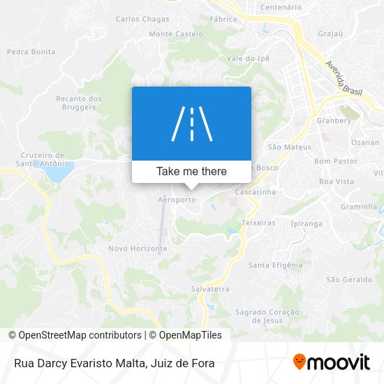 Rua Darcy Evaristo Malta map