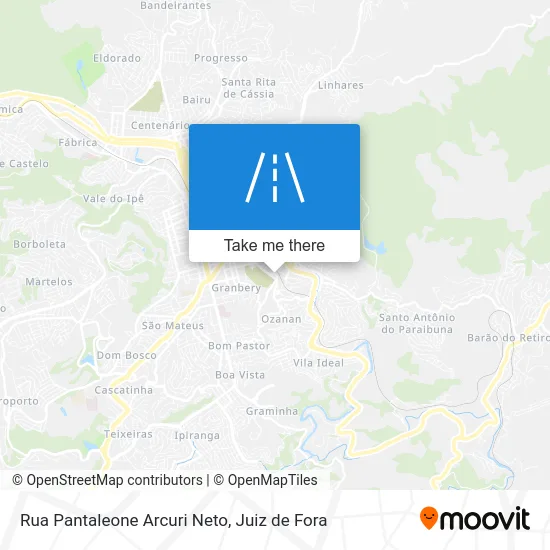 Rua Pantaleone Arcuri Neto map