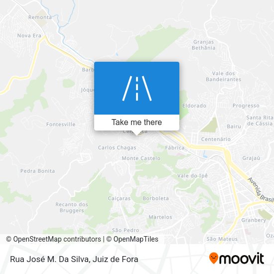 Rua José M. Da Silva map