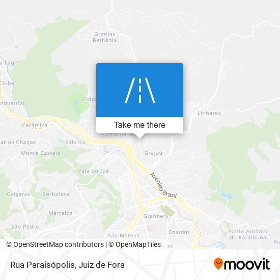 Rua Paraisópolis map