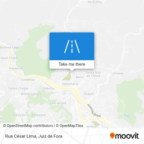 Rua César Lima map