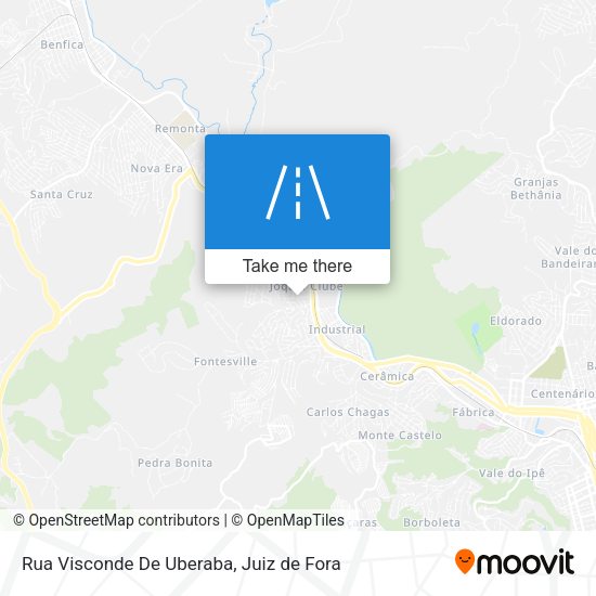 Rua Visconde De Uberaba map