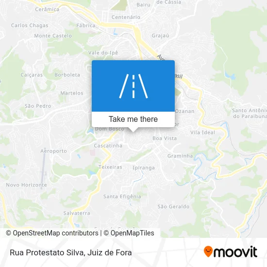 Rua Protestato Silva map