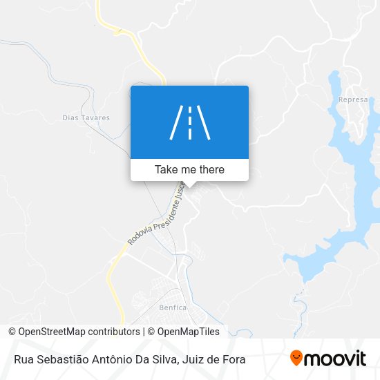 Rua Sebastião Antônio Da Silva map