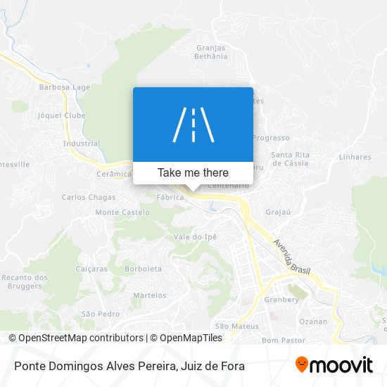 Ponte Domingos Alves Pereira map