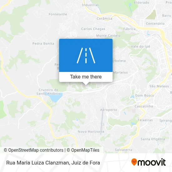 Rua Maria Luiza Clanzman map