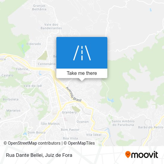 Rua Dante Bellei map