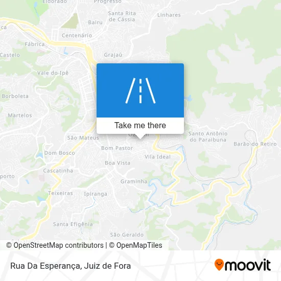 Rua Da Esperança map