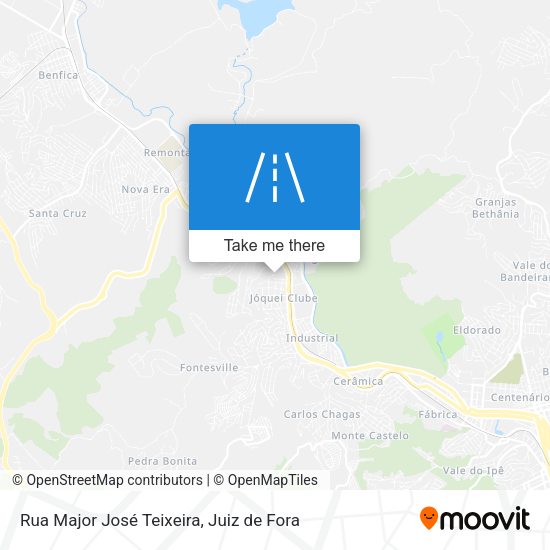 Rua Major José Teixeira map