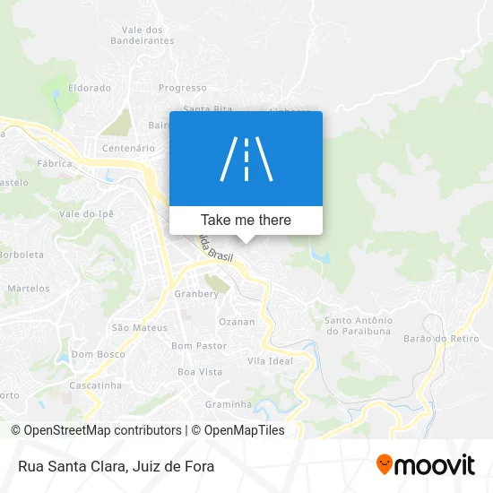 Rua Santa Clara map