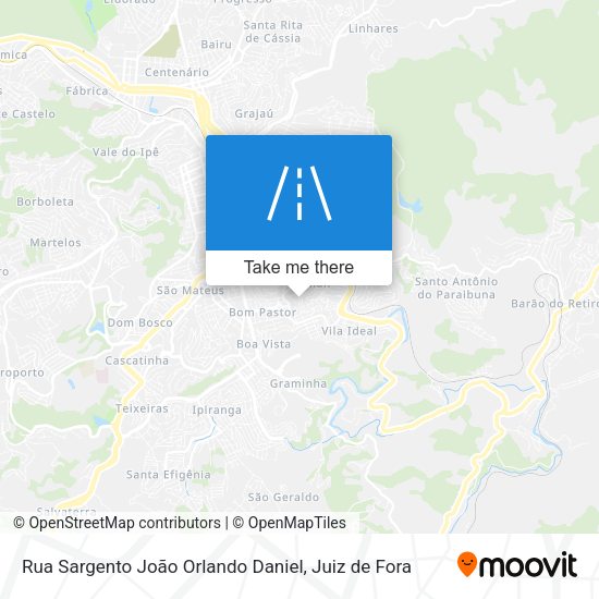 Rua Sargento João Orlando Daniel map