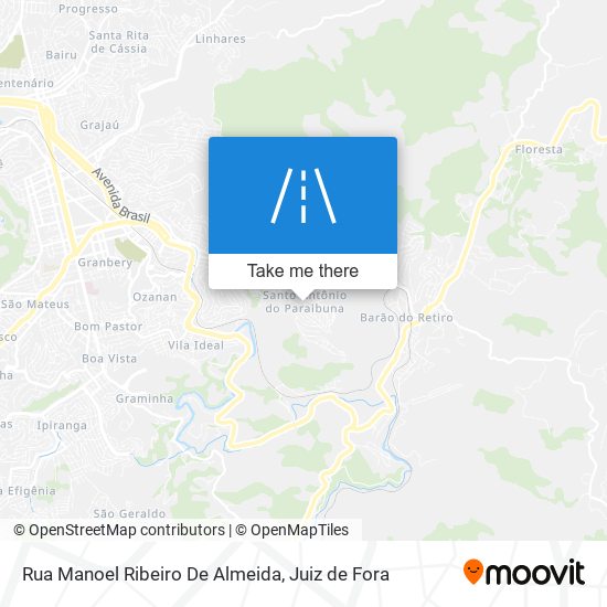 Rua Manoel Ribeiro De Almeida map