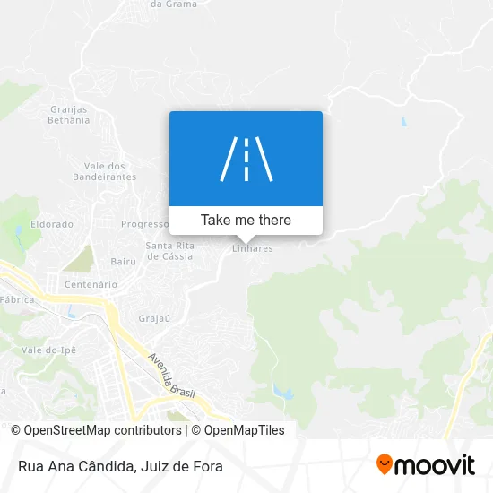 Rua Ana Cândida map