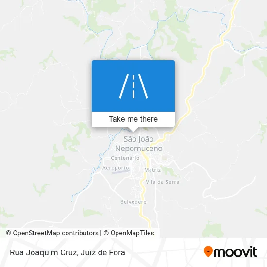 Rua Joaquim Cruz map