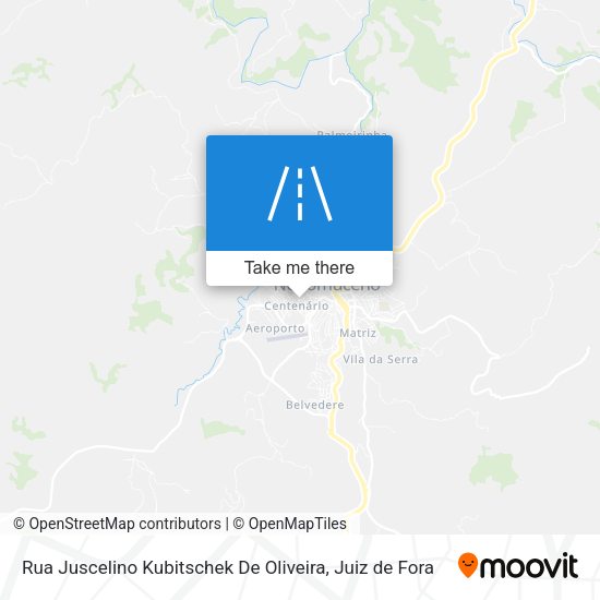 Rua Juscelino Kubitschek De Oliveira map