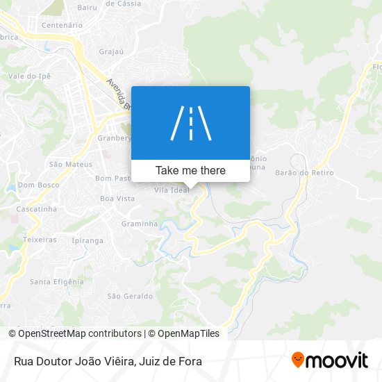 Mapa Rua Doutor João Viêira