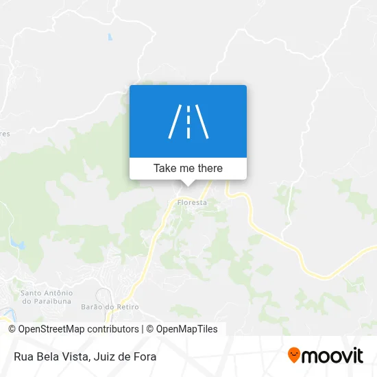 Rua Bela Vista map