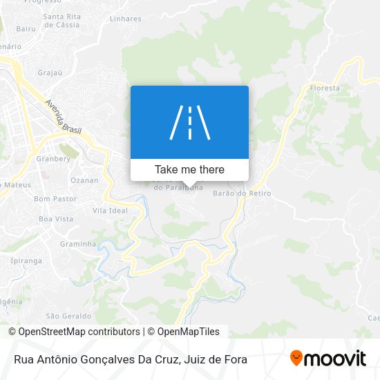 Rua Antônio Gonçalves Da Cruz map