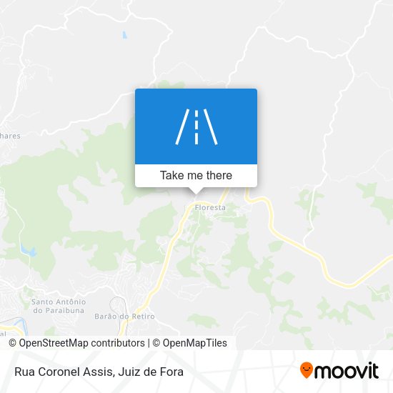 Rua Coronel Assis map