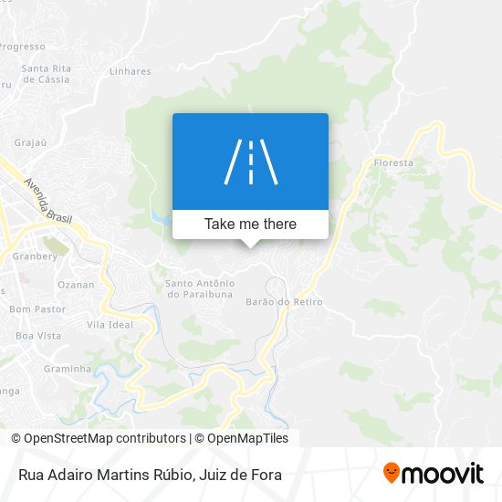 Rua Adairo Martins Rúbio map