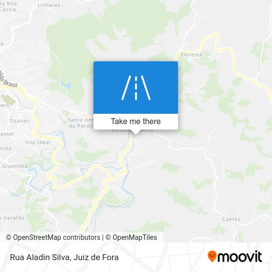 Rua Aladin Silva map