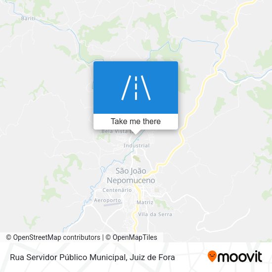 Rua Servidor Público Municipal map