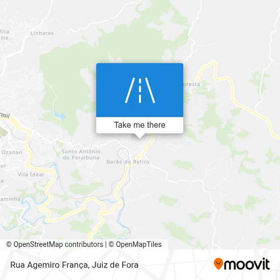 Rua Agemiro França map