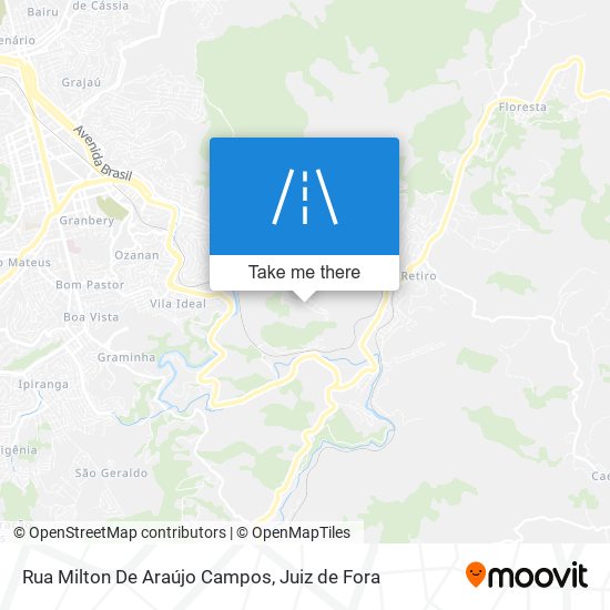 Rua Milton De Araújo Campos map