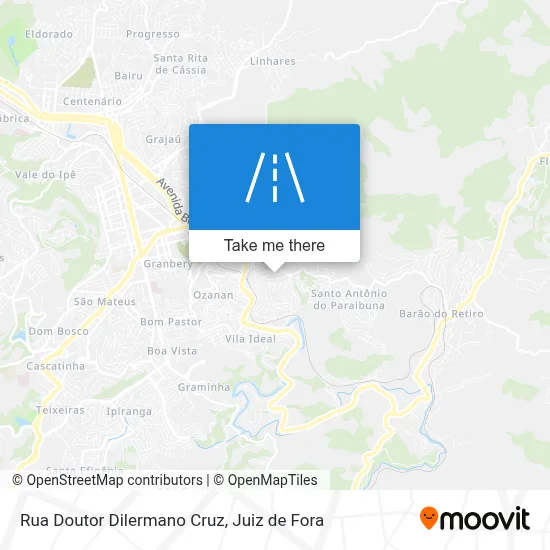 Rua Doutor Dilermano Cruz map