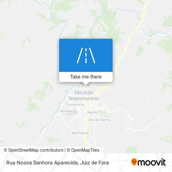 Rua Nossa Senhora Aparecida map